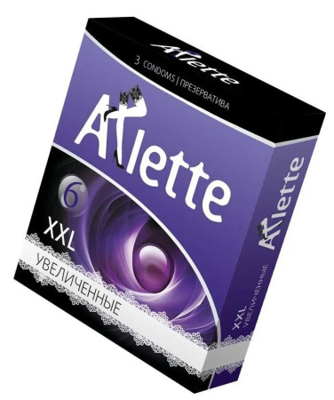 Презервативы Arlette XXL увеличенные, 20 см, Ø 5,4 см, 3 шт. (арт. 150459)