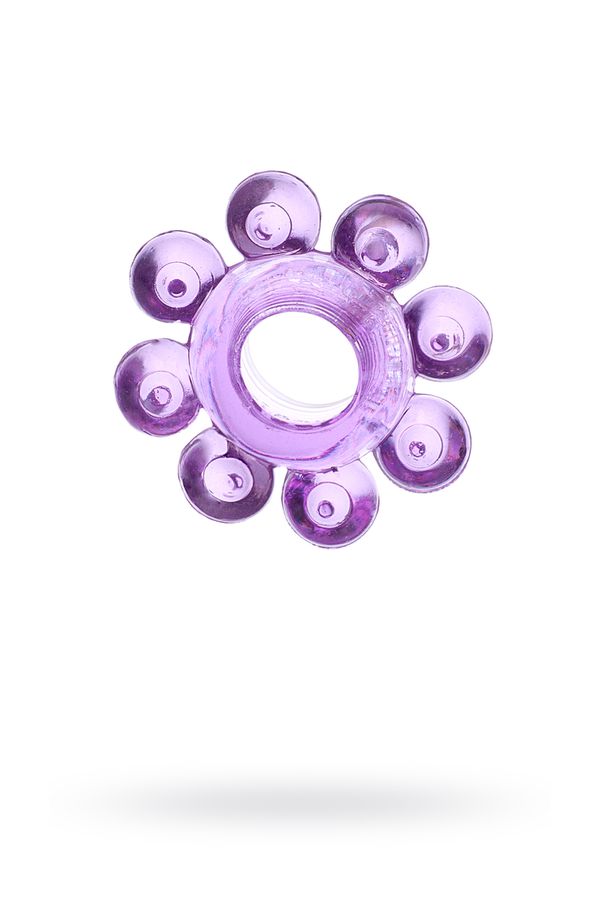 Эрекционное кольцо на пенис Toyfa, TPE, фиолетовый, Ø 3,5 см (арт. 818001-4)
