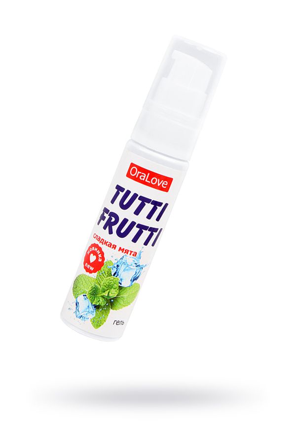 Съедобная гель-смазка TUTTI-FRUTTI для орального секса со вкусом мяты, 30 г (арт. 30011)