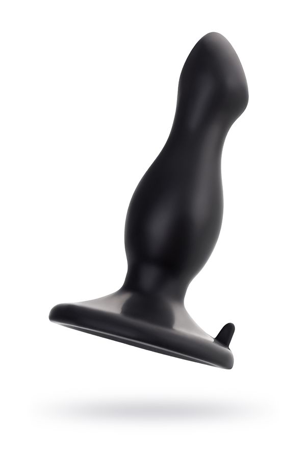 Анальная втулка Toyfa POPO Pleasure Antlia, силиконовая, черная,10,5 см, Ø3,1 см (арт. 731423)