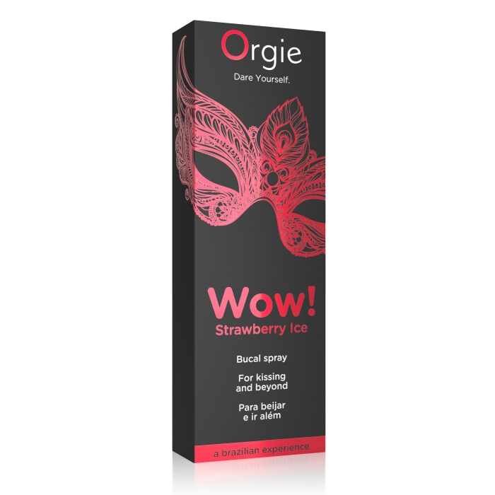 Стимулирующий спрей для оральных ласк Orgie Wow! Strawberry Ice Bucal Spray, 10 мл (арт. 51935)