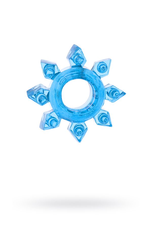 Эрекционное кольцо на пенис Toyfa, TPE, синий, Ø 3,5 см (арт. 818002-6)