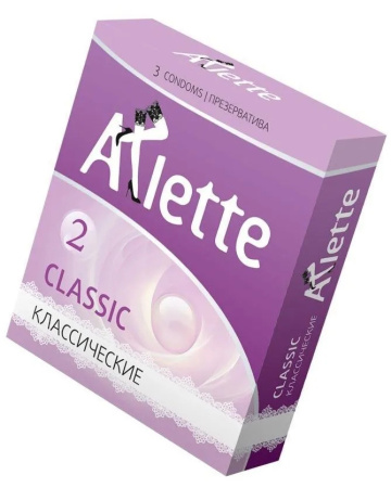 Презервативы Arlette Classic классические, 19 см, Ø 5,2 см, 3 шт. (арт. 150455)