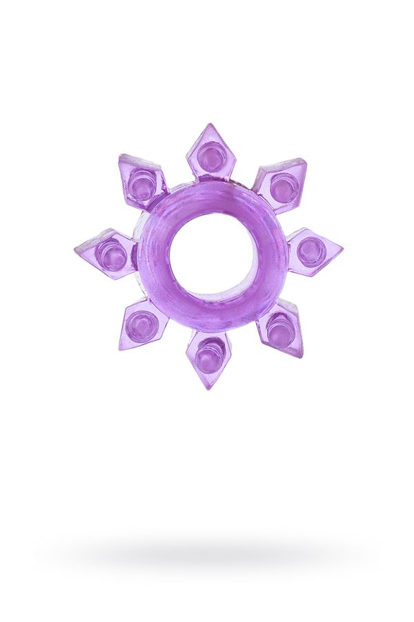 Эрекционное кольцо на пенис Toyfa, TPE, фиолетовый, Ø 3,5 см (арт. 818002-4)