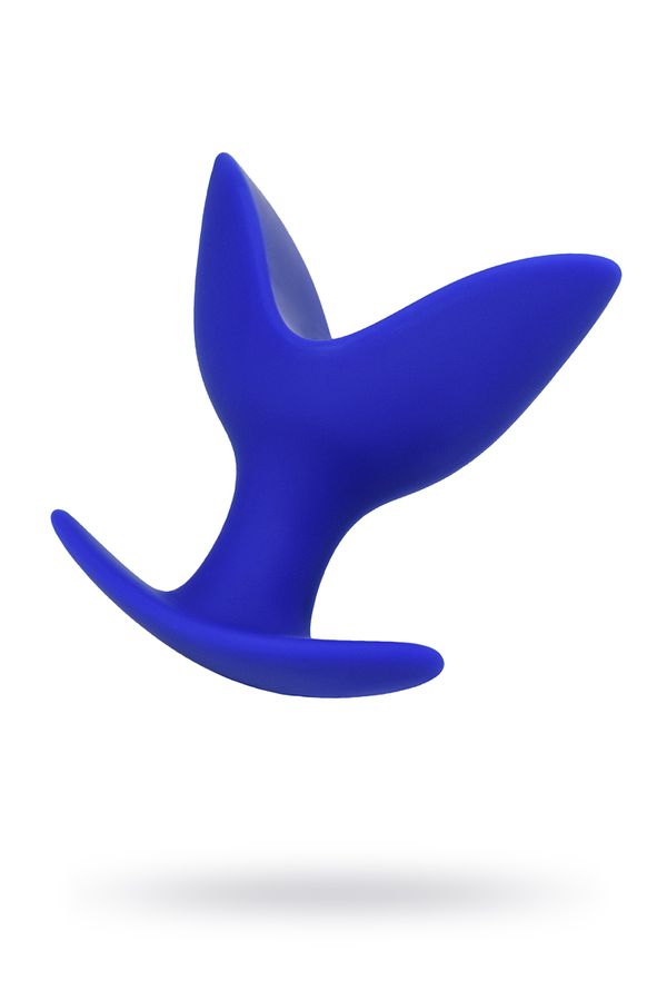 Расширяющая анальная втулка ToDo by Toyfa Bloom, силикон, синяя, 9,5 см, Ø 7 см (арт. 357007)