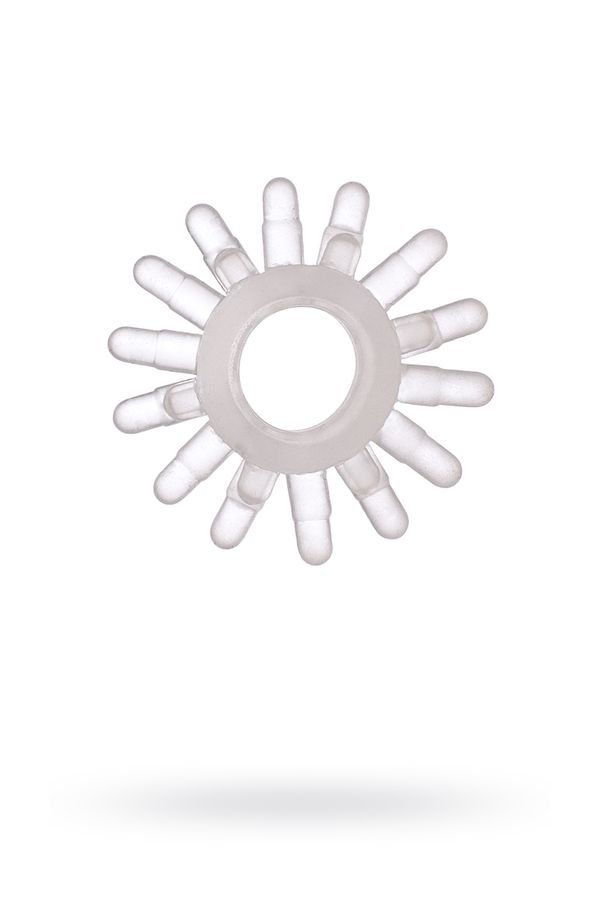 Эрекционное кольцо Toyfa, TPE, прозрачный, Ø 3,5 см (арт. 818003-1)