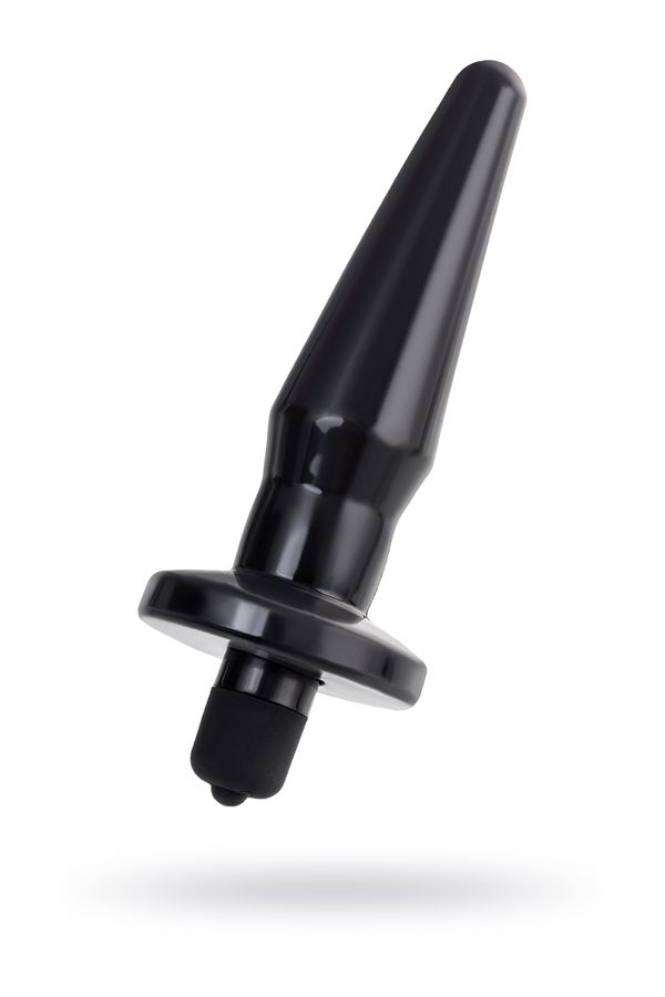 Анальная втулка Toyfa POPO Pleasure Lacerta с вибрацией, TPR, черная, 12,1 см, Ø3,1 см (арт. 731416)