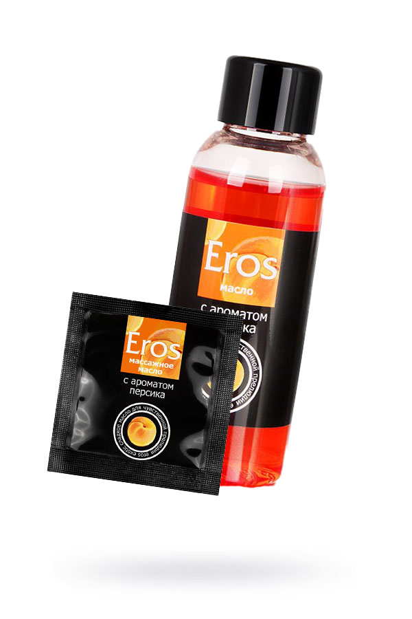 Масло массажное Eros Exotic (с ароматом персика)