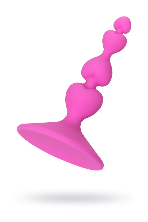 Анальная втулка ToDo by Toyfa Loverty, силикон, розовая, 8 см, Ø 2,3 см (арт. 357002)