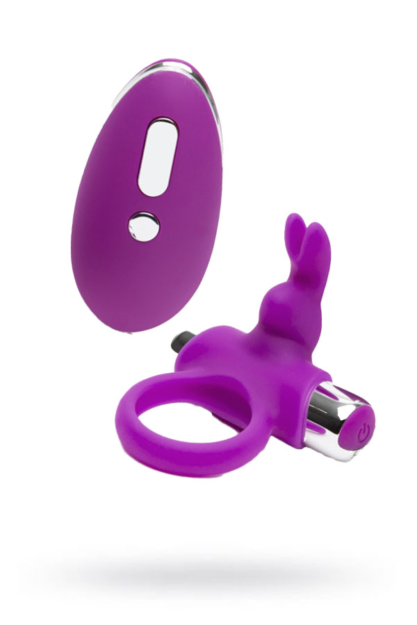 Виброкольцо Happy Rabbit с пультом, фиолетовое, Ø 3,2 см (арт. 75087)
