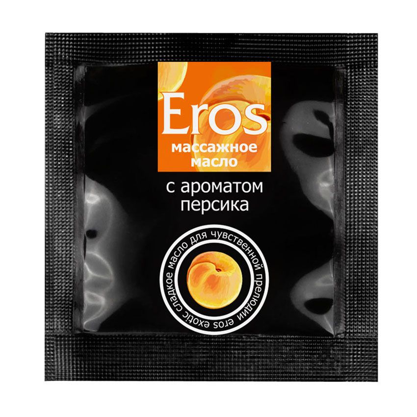 Масло массажное Eros Exotic (с ароматом персика), 4 г (арт. LB-13008t)