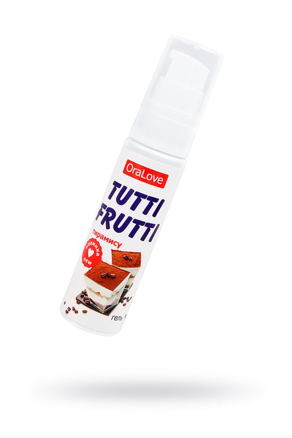 Съедобная гель-смазка TUTTI-FRUTTI для орального секса со вкусом тирамису, 30 г (арт. 30015)