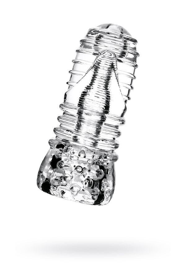 Мастурбатор нереалистичный Lingam by Toyfa Savitri, TPE, прозрачный, 14 см (арт. 880104)