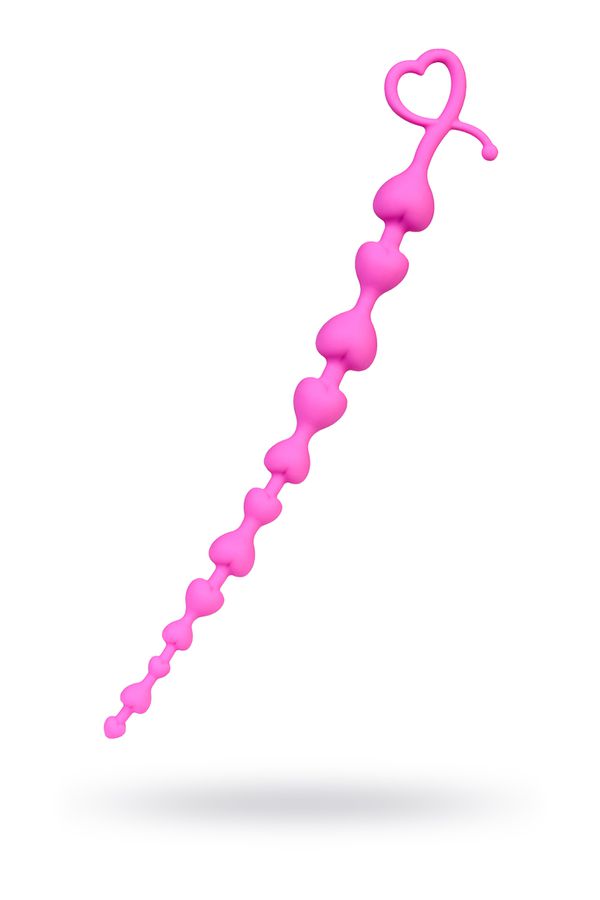 Анальная цепочка ToDo by Toyfa Long Sweety, силикон, розовая, 34 см, Ø 2,7 см (арт. 356002)