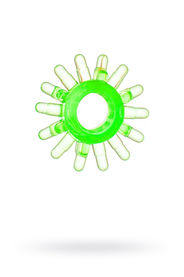 Эрекционное кольцо Toyfa, TPE, зеленый, Ø 3,5 см (арт. 818003-7) 