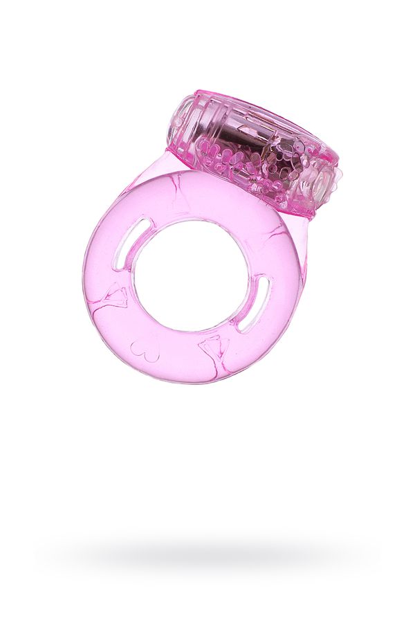 Виброкольцо Toyfa, TPE, розовый, Ø 5 см (арт. 818034-3)