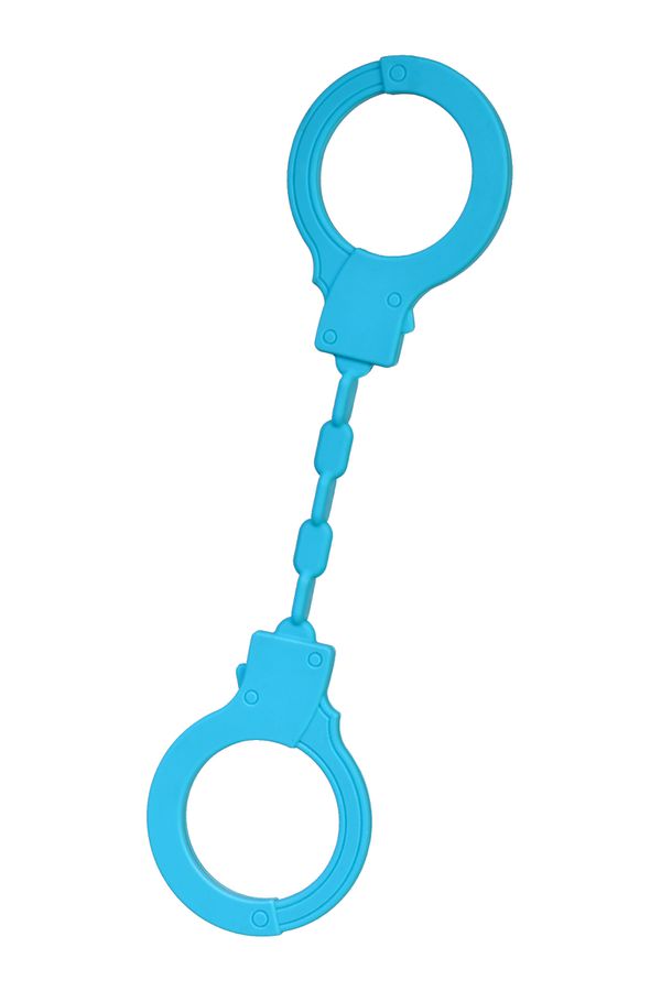 Силиконовые наручники A-Toys by TOYFA Celet, силикон, голубые, 33 см (арт. 766001)