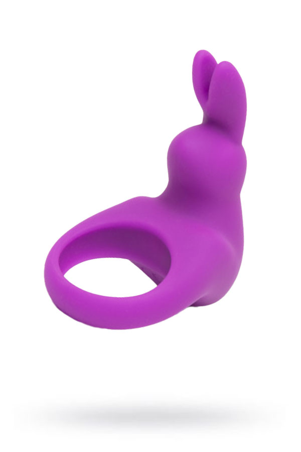 Эрекционное кольцо Happy Rabbit с вибрацией, фиолетовое, Ø 3,17 см (арт. 84681)