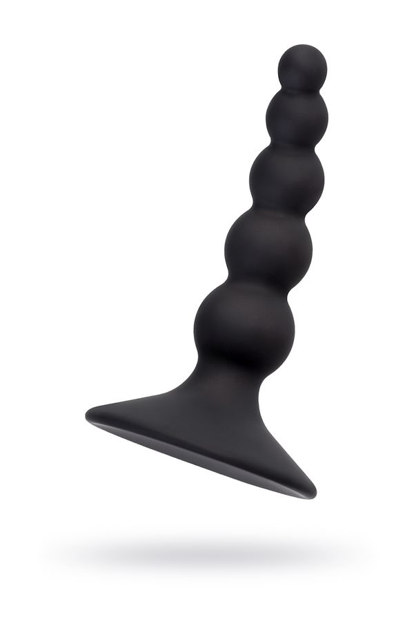 Анальная втулка POPO Pleasure by Toyfa Bootes, силикон, черная, 10 см, Ø 2,5 см (арт. 731434)