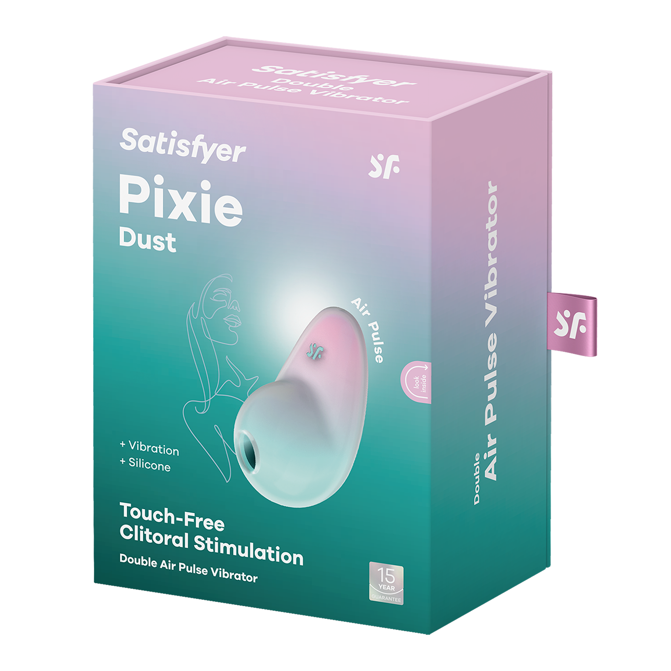 Вакуумный стимулятор клитора Satisfyer Pixie Dust, мятно-розовый (арт. J2018-272-1)