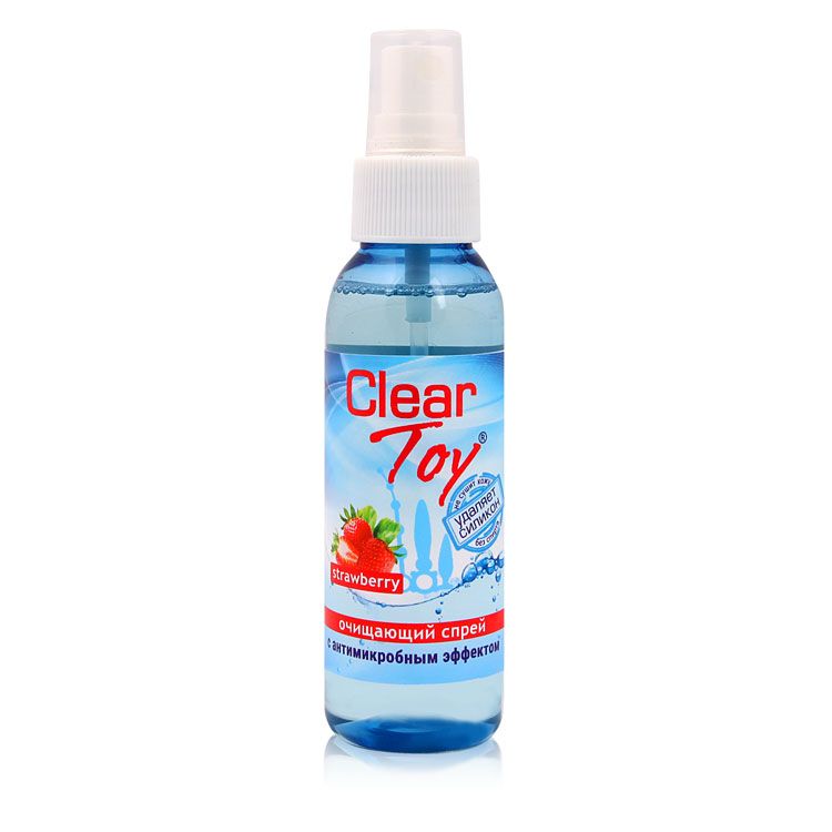 Очищающий спрей "Clear toy" Strawberry с антимикробным эффектом (с клубничным ароматом), 100 мл (арт. LB-14012)