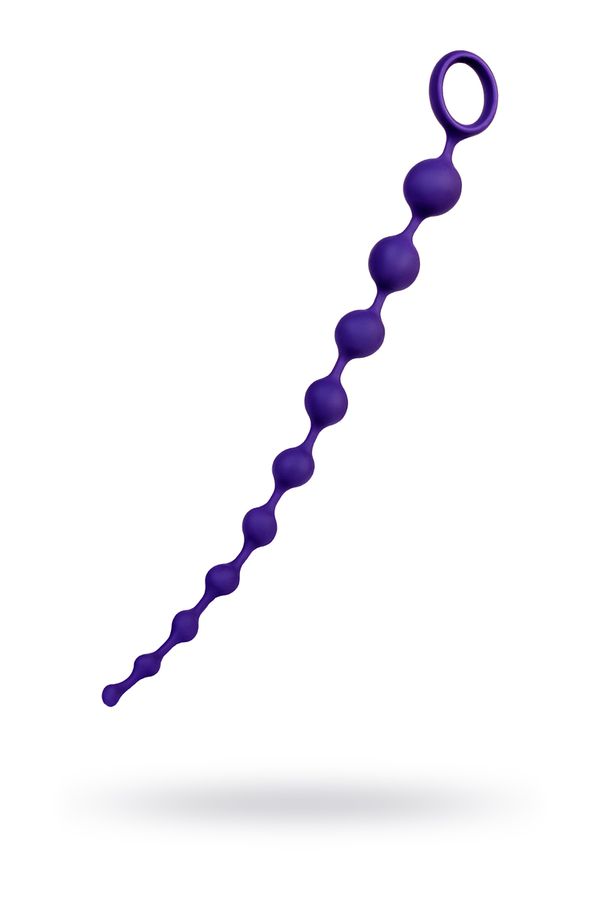 Анальная цепочка ToDo by Toyfa Grape, силикон, фиолетовая, 35 см, Ø 2,7 см (арт. 356005)