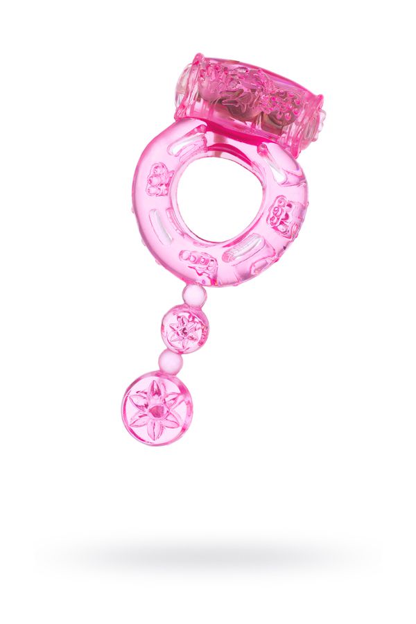 Виброкольцо Toyfa, TPE, розовый, Ø 3,5 см (арт. 818039-3)