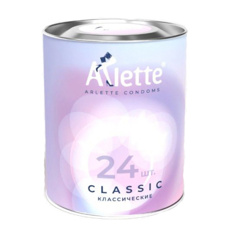 Презервативы Arlette Classic классические, 19 см, Ø 5,2 см, 24 шт. (арт. 150487)