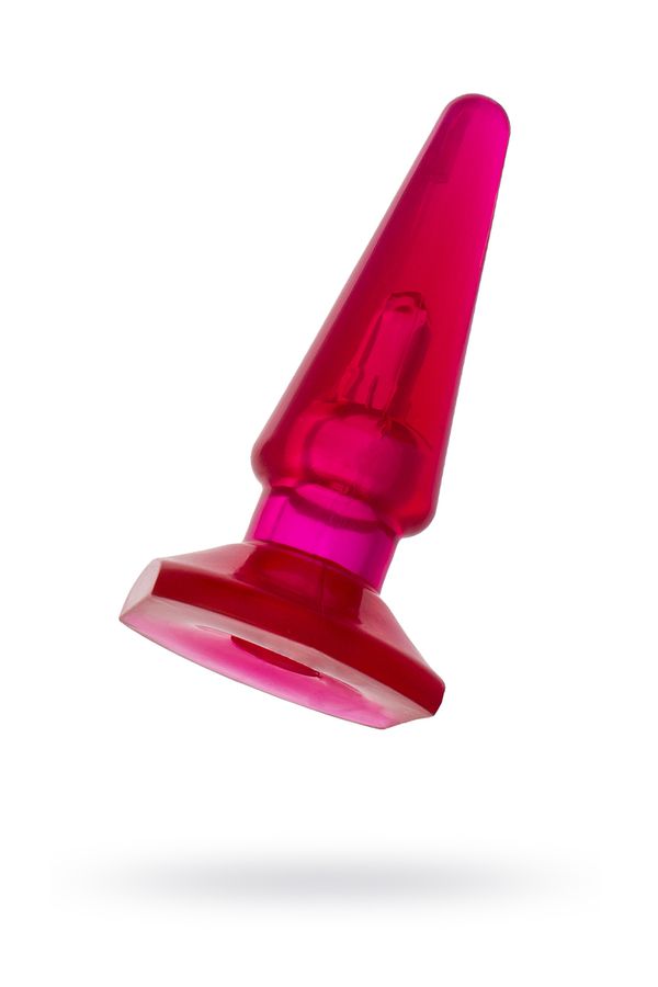 Анальная втулка Toyfa, PVC, розовый, 9,5 см, Ø 3,2 см (арт. 881303-3)