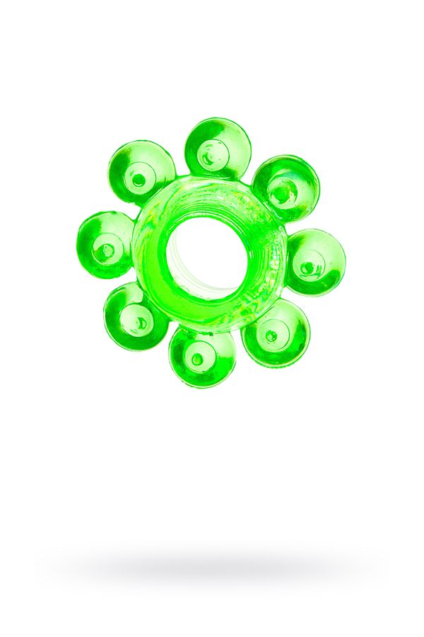 Эрекционное кольцо на пенис Toyfa, TPE, зеленый, Ø 3,5 см (арт. 818001-7)
