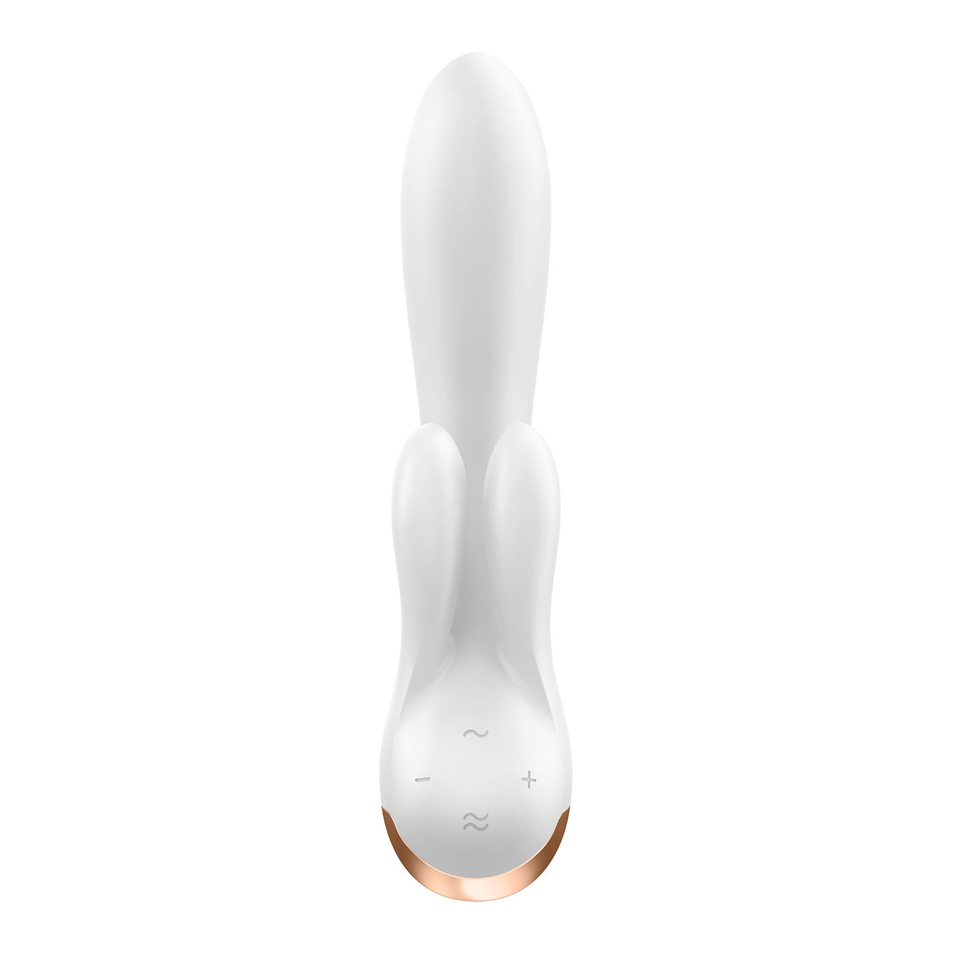 Вибратор-кролик Satisfyer Double Flex с двумя клиторальными отростками, белый, 20 см (арт. 4002620WHT)