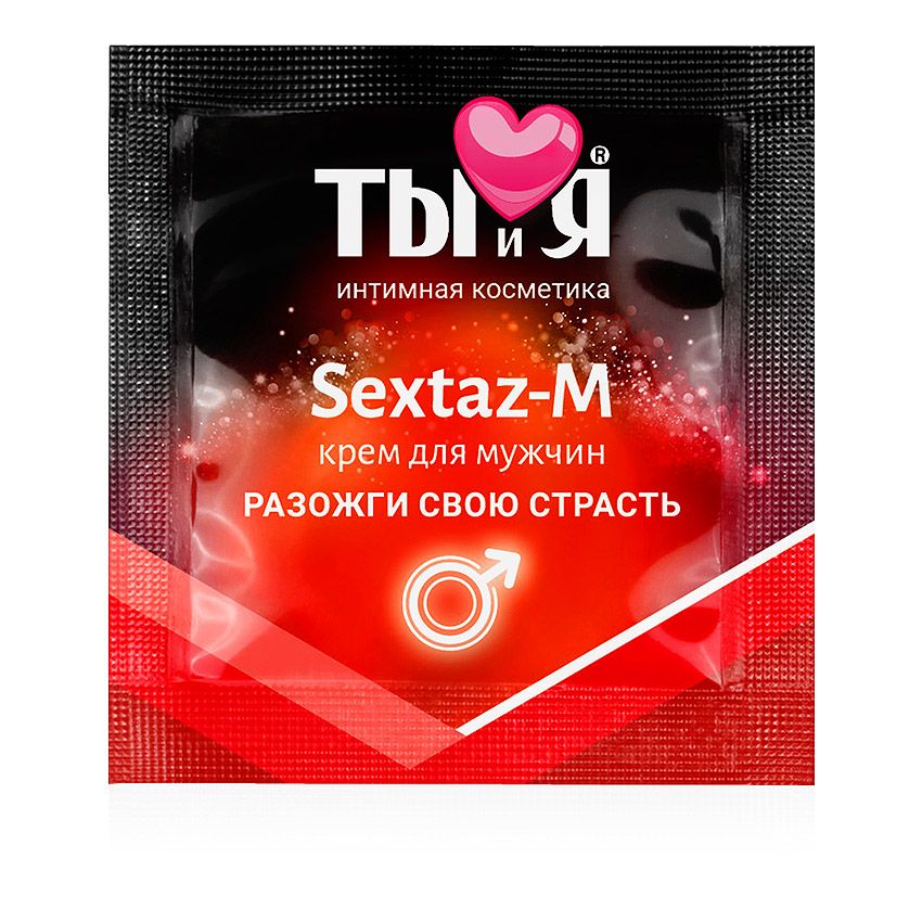 Крем Sextaz-M для мужчин одноразовая упаковка 1,5г (арт. LB-70020t)