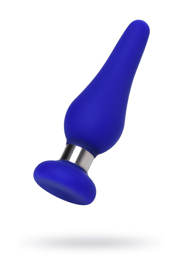 Анальная втулка ToDo by Toyfa Classic, размер S, силикон, синяя, 10 см, Ø 3 см (арт. 357009)