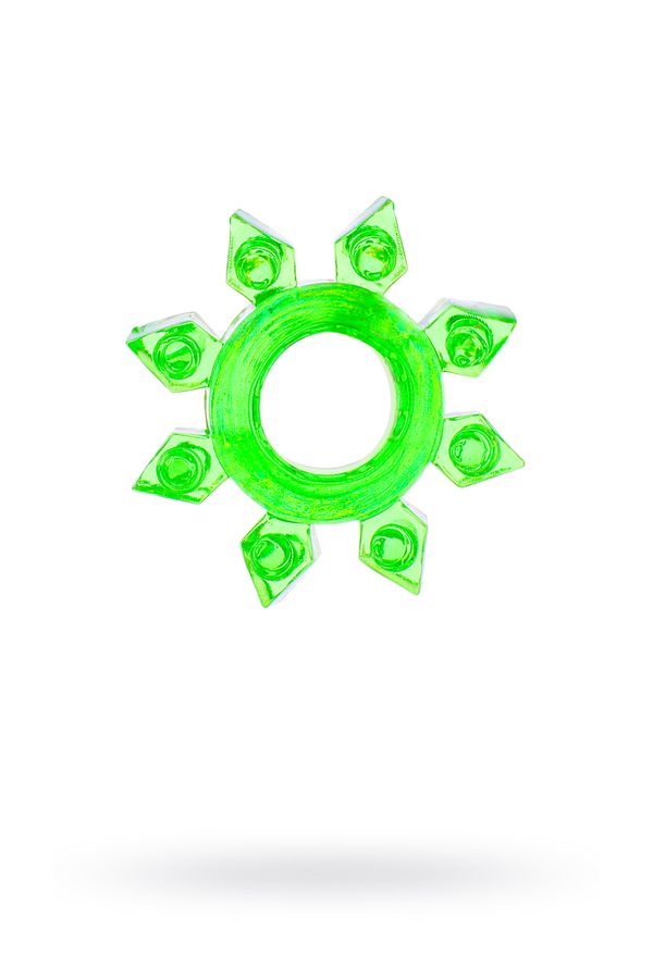 Эрекционное кольцо на пенис Toyfa, TPE, зеленый, Ø 3,5 см (арт. 818002-7)