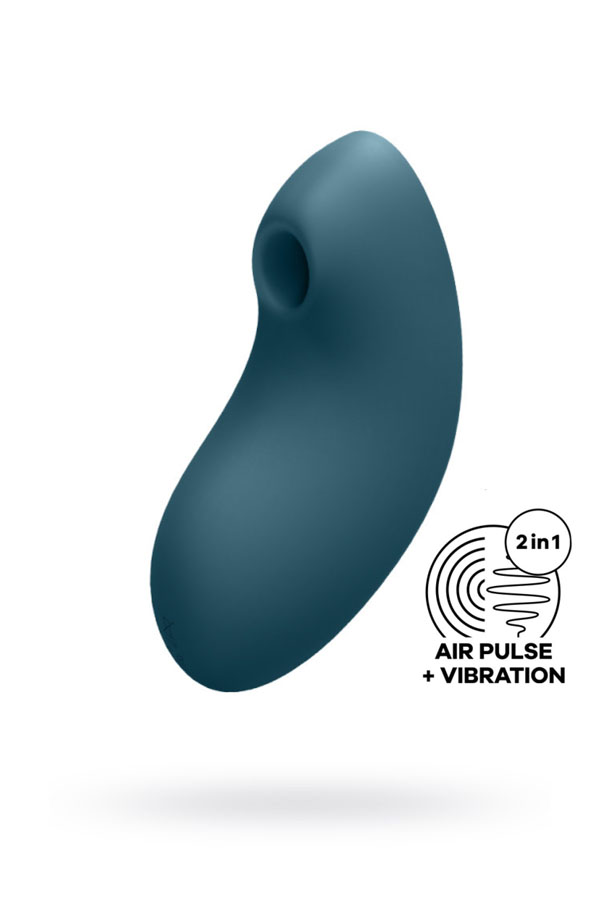 Вакуумно-волновой вибростимулятор Satisfyer Vulva Lover 2, синий (арт.4018621)