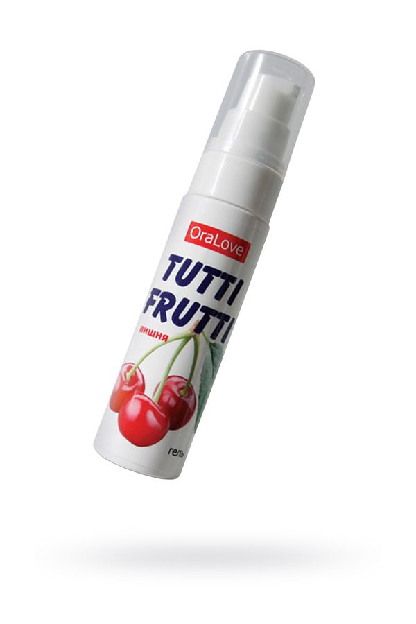 Съедобная гель-смазка TUTTI-FRUTTI для орального секса со вкусом вишни, 30 г (арт. 30001)