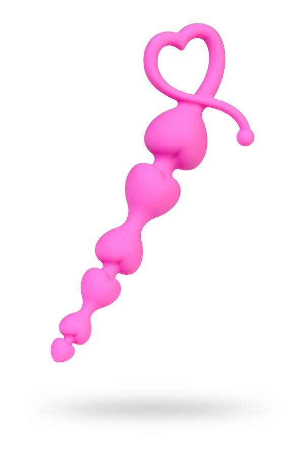 Анальная цепочка ToDo by Toyfa Sweety, силикон, розовый, 18,5 см, Ø 3,1 см (арт. 356001)