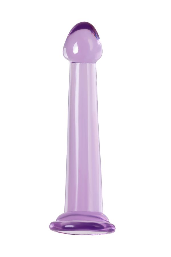 Нереалистичный фаллоимитатор Jelly Dildo M Toyfa Basic, TPE, фиолетовый, 18 см, Ø 3,5 см (арт. 882026-4)