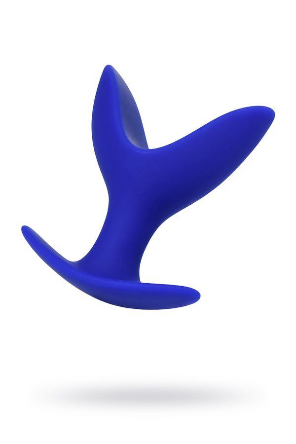 Расширяющая анальная втулка ToDo by Toyfa Bloom, силикон, синяя, 9 см, Ø 6,5 см (арт. 357006)