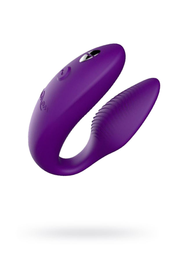 Вибратор для пар We-Vibe Sync 2, фиолетовый, 7,7 см (арт. SNSY2SG4)