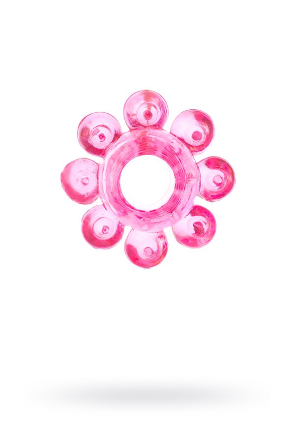 Эрекционное кольцо на пенис Toyfa, TPE, розовый, Ø 3,5 см (арт. 818001-3)