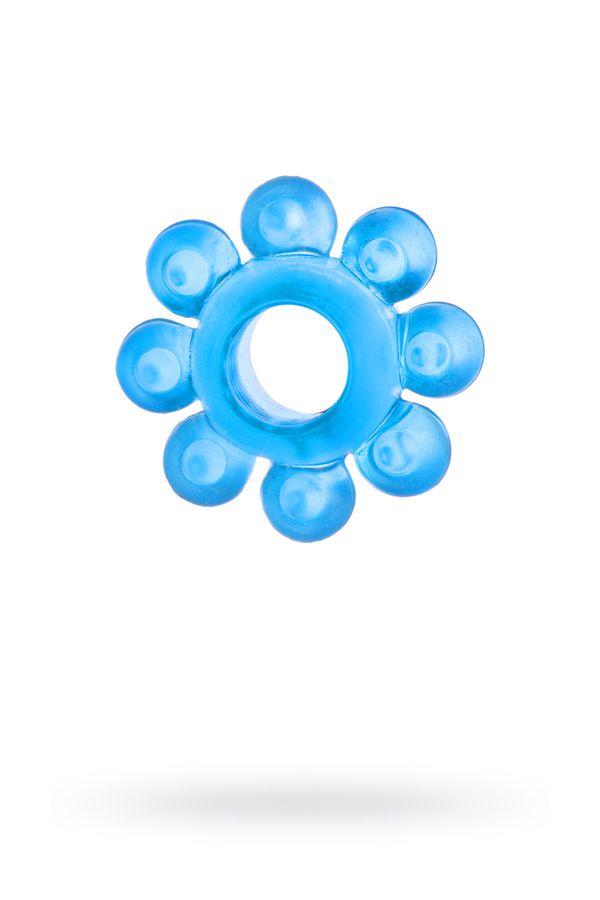 Эрекционное кольцо на пенис Toyfa, TPE, синий, Ø 3,5 см (арт. 818001-6)