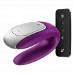 Вибратор для пар Satisfyer Double Fun, фиолетовый, 9 см (арт. J2008-15-3)
