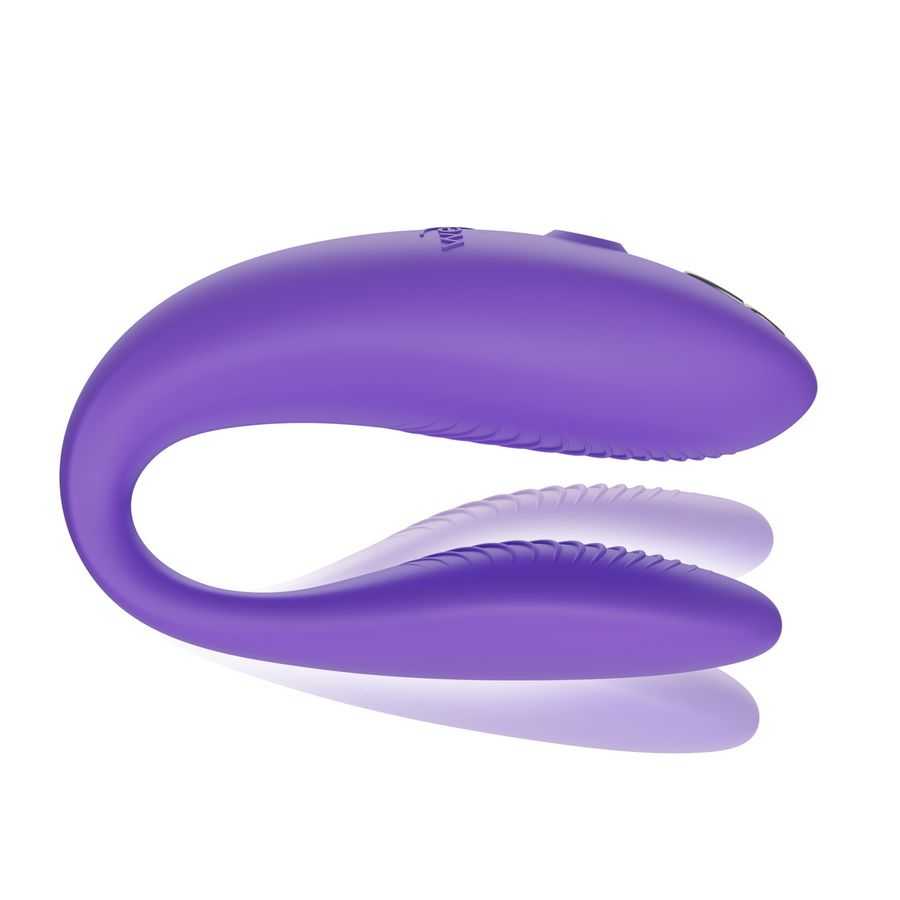 Вибратор для пар We-Vibe Sync Go, светло-фиолетовый, 7,5 см, Ø 3,1 см, кейс в подарок (арт. SNSY5SG4)