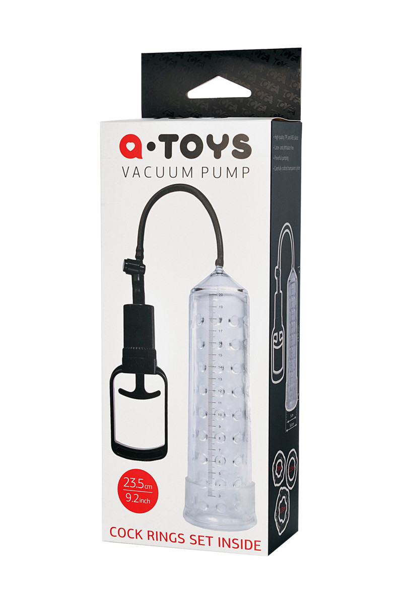 Помпа для пениса TOYFA A-Toys, TPE, прозрачный, 23,5 см,  Ø 5 см  (арт. 769009)