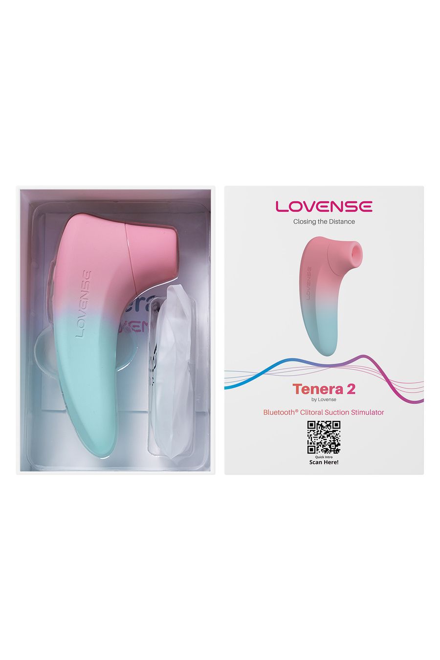 Вакуумно-волновой стимулятор клитора LOVENSE Tenera 2 PulseSense, розовый (арт. LE-44)