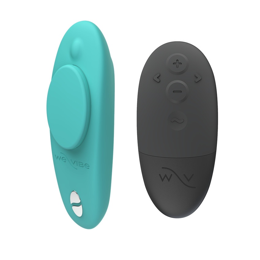 Вибратор We-Vibe Moxie+ мятный, в комплекте батарейка для пульта