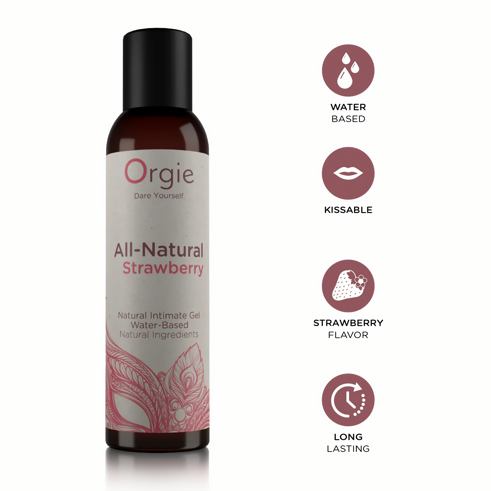 Интимный гель Orgie ALL-NATURAL STRAWBERRY 150мл
