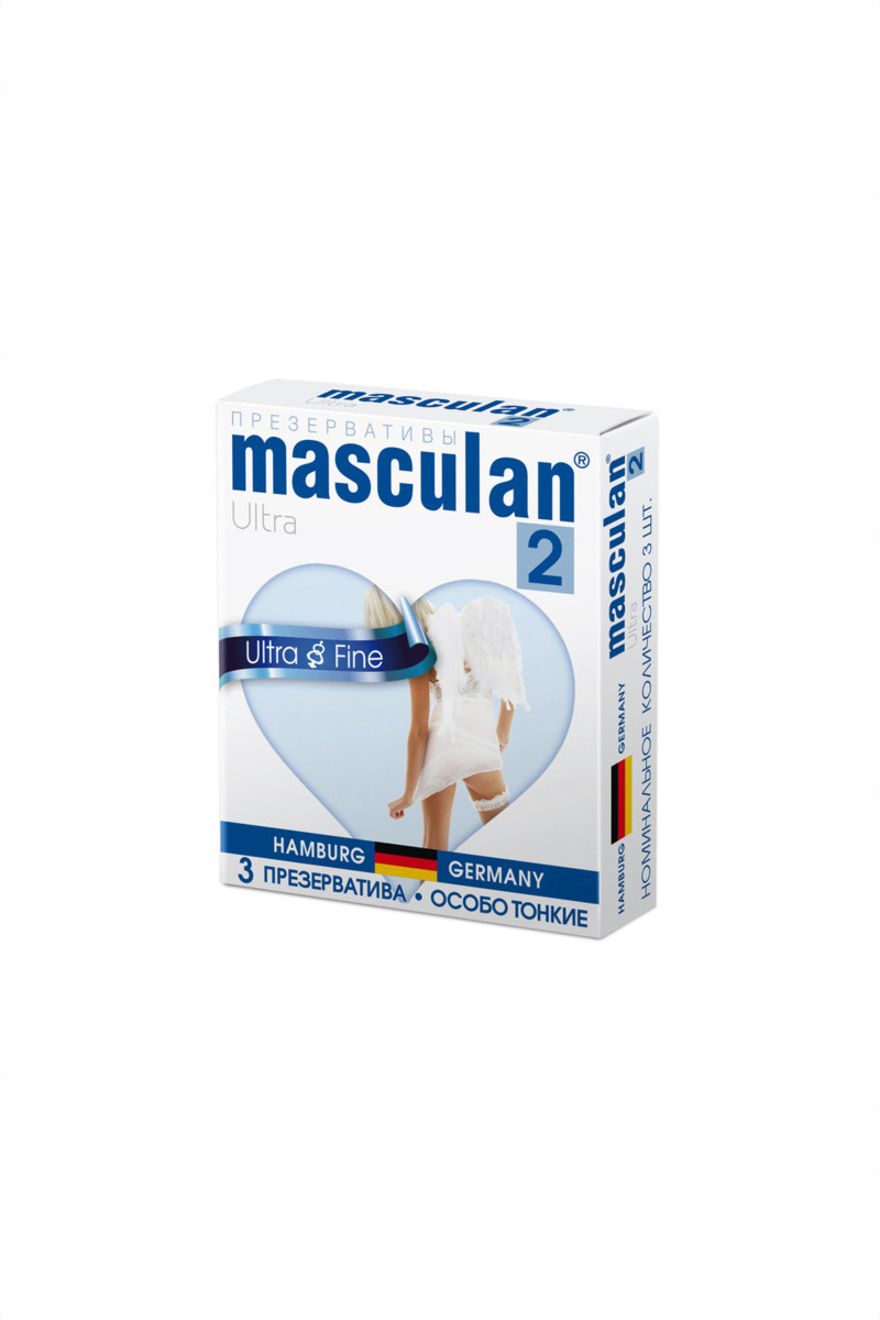 Презервативы Masculan, ultra 2, особо тонкие, 19 см, Ø 5,3 см (Ultra Fine)