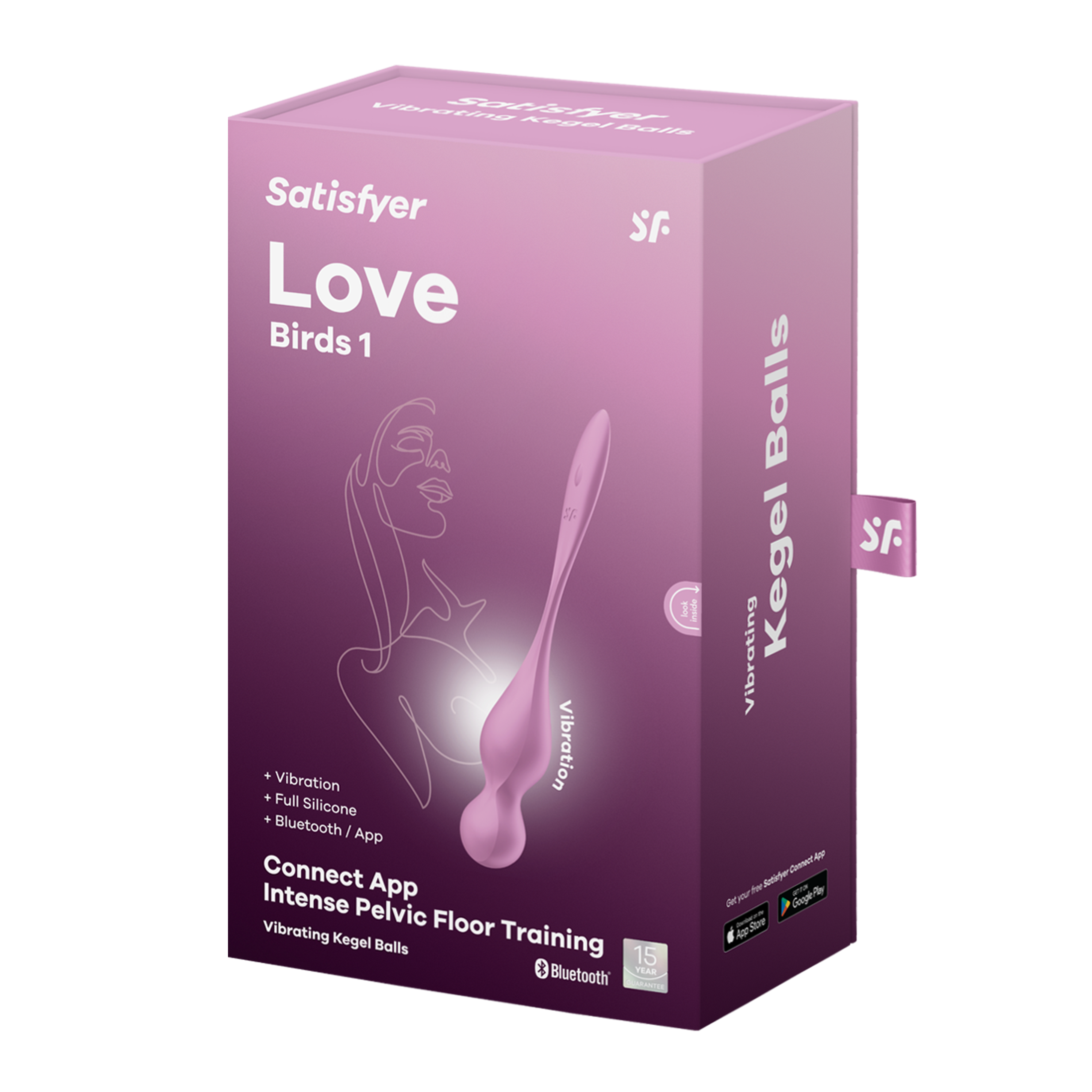 Вагинальные шарики Satisfyer Love Birds 1, розовый